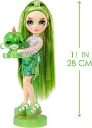 Rainbow High Jade Green Кукла Рейнбоу Хай Джейд со Слаймом и питомцем