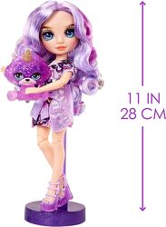 Rainbow High Violet Кукла Рейнбоу Хай Виолет Виллоу Слайм с питомцем