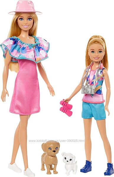 Набір Барбі і Стейсі Barbie & Stacie Doll Set with 2 Pet Dogs арт.005