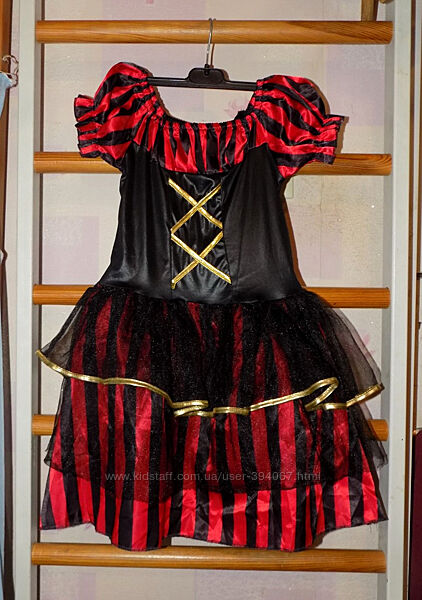 Новогодний костюм, платье пиратки, разбойницы на рост 134-140см
