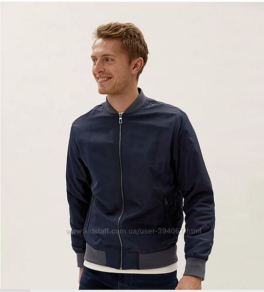 Куртка - бомбер мужская M&S Размер S черная