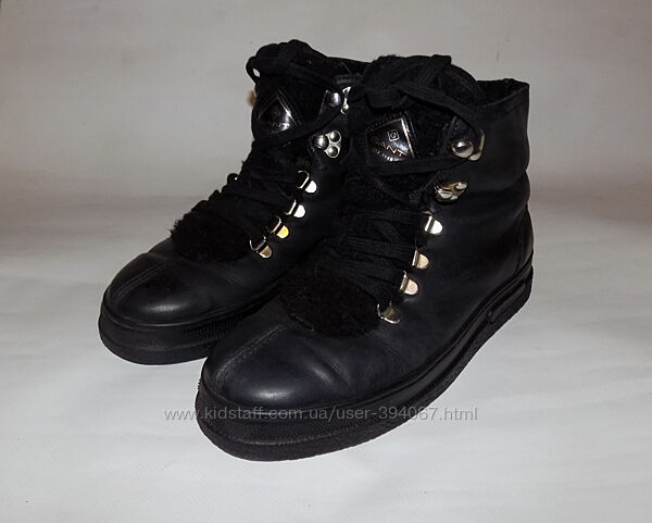 Ботинки зимние кожаные Gant р. 37 стелька 23,5см-Португалия