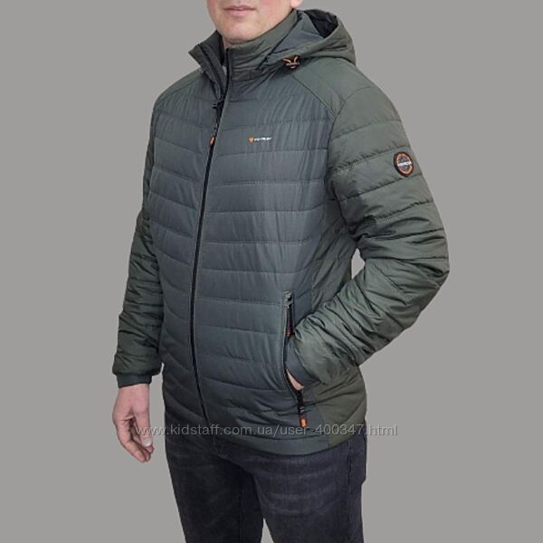 Мужская демисезонная куртка с капюшоном, ТМ Vavalon, арт. 110 khaki