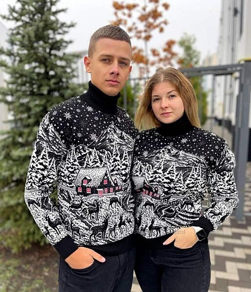 Світер олені unisex чол. / жін.  М, L, XL Туреччина