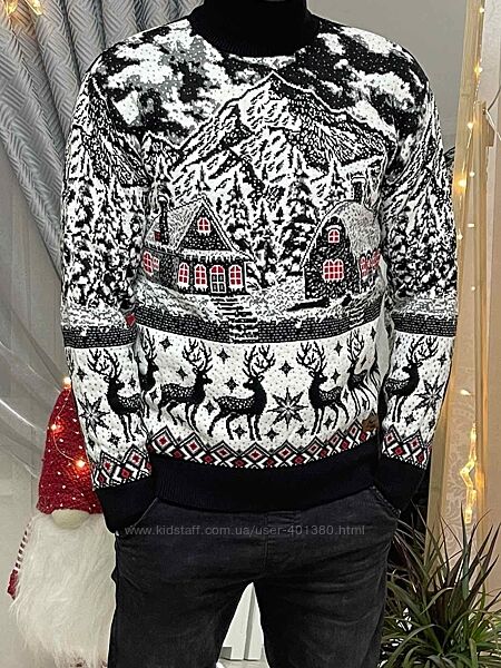 Світер олені unisex чол. / жін. М, L, XL Туреччина