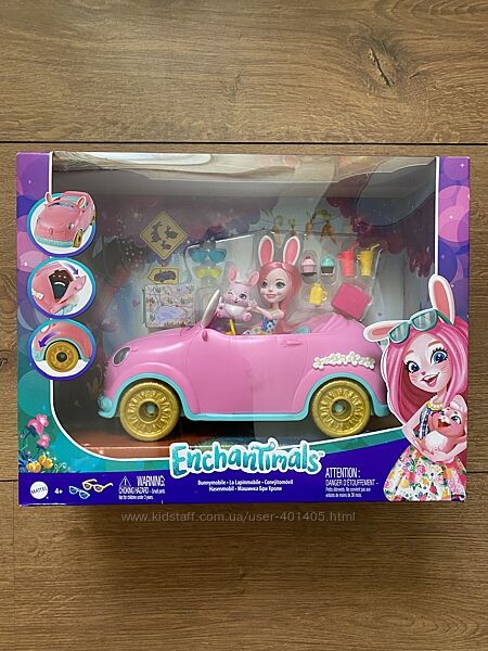Машина Mattel Enchantimals Bunny Car Баннімобиль
