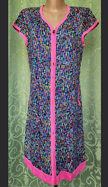 Халат женский на молнии с крылышками. Хлопок 50 р