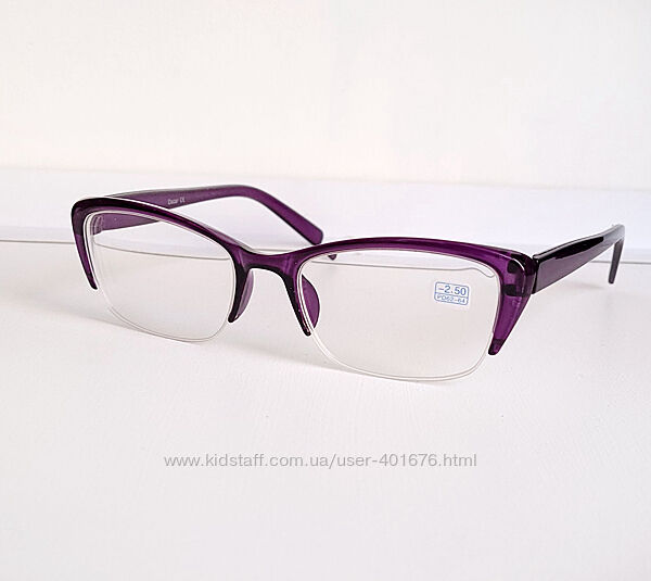 Очки женские для зрения 8029, с диоптриями  1,75, 2,25, -2,50