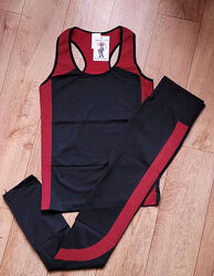 Спортивный комплект женский для фитнеса M/XL р. Красный 44-48 р