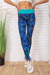 Спортивные, женские лосины для фитнеса S, L р.