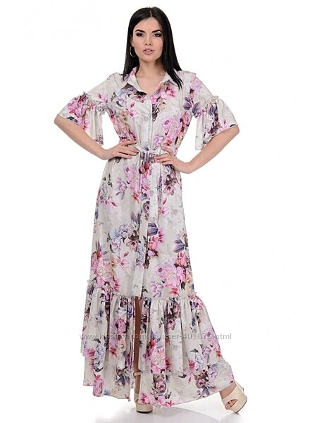 Женское платье макси, нарядное, длинное. L/48-50 р