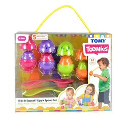Развивающая игрушка Tomy Яркие яйца с ложечками T73082