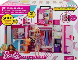 Ігровий набір Barbie Двоповерхова шафа Мрії для ляльки HBV28