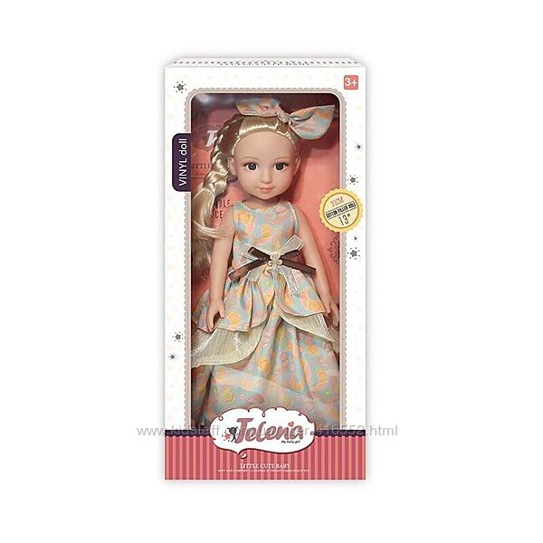 Лялька Кукла 31.5 см, пластик, прошите волосся, рухомі кінцівки, в коробці