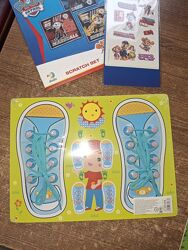 Шнурівка кросівки взуття тренажер  30 на 22 см