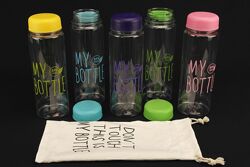 Пляшка спорт А-Плюс 500 мл для питної води My Bottle в чохлі