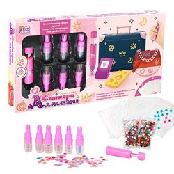 Алмазні стікери 4FUN Game Club , ручка зі змінними блоками, стрази, шаблони