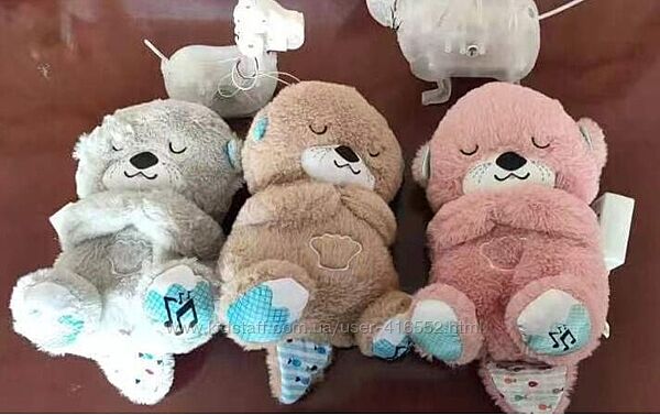 Видра Коала дихаюча, Сплюшка , висота 28 см, для сну, підсвітка, мелодія