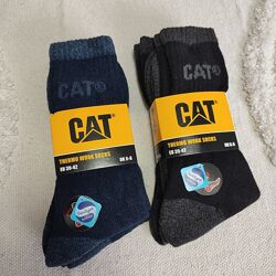 Носки мужские термо рабочие махровые caterpillar cat набор 2 пары
