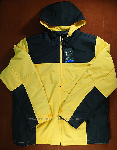 Aeropostale active jacket 3в1 чоловіча куртка вітровка пуховик еврозима XL