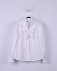 Білі блузи для дівчинки розміри 116-152