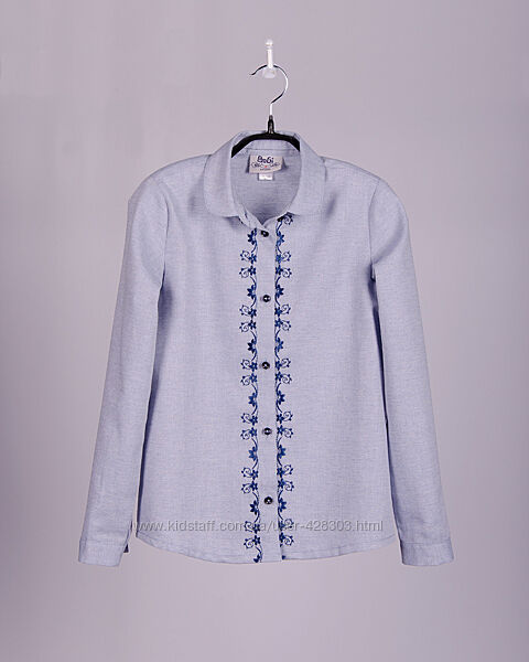 Блуза для дівчинки з вишивкою розміри 116-122, 134-140