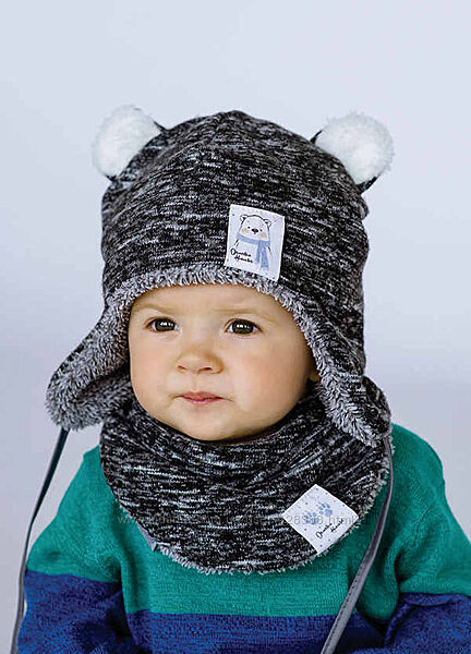 Зимові шапки і комплекти для хлопчика розміри 42-56