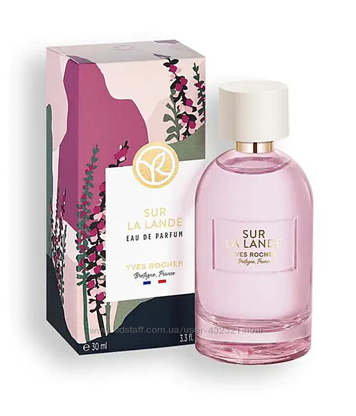 Парфумована Вода Sur La Lande 30 мл, Yves Rocher Франція