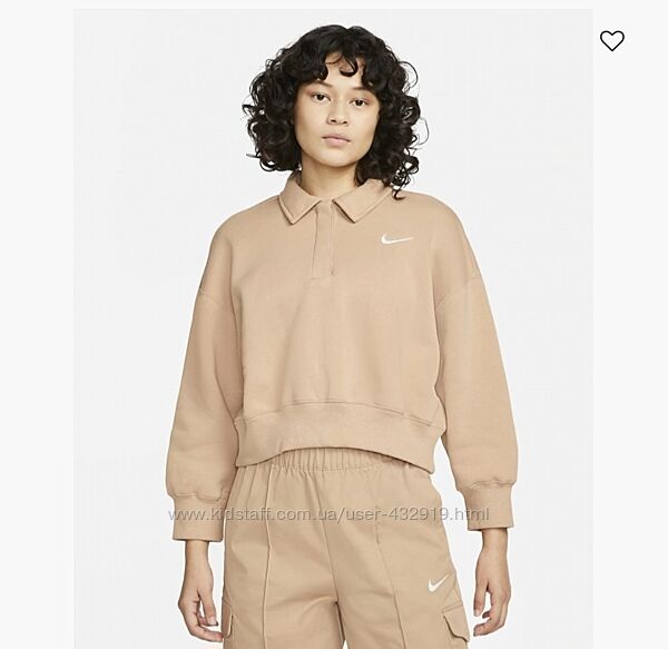 Світшот поло nike жіночий утеплений