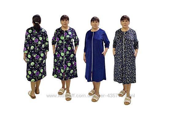 халати велюр до 70 розміру