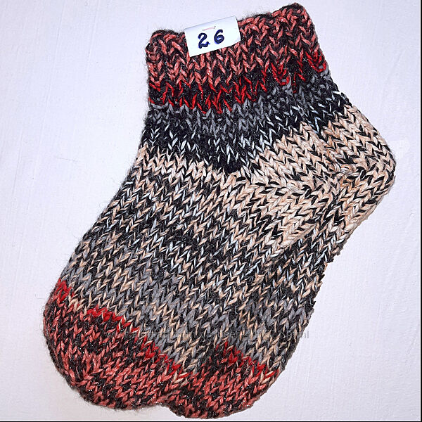 Теплые вязаные носки для мужчин 26-28см на размер 40-42