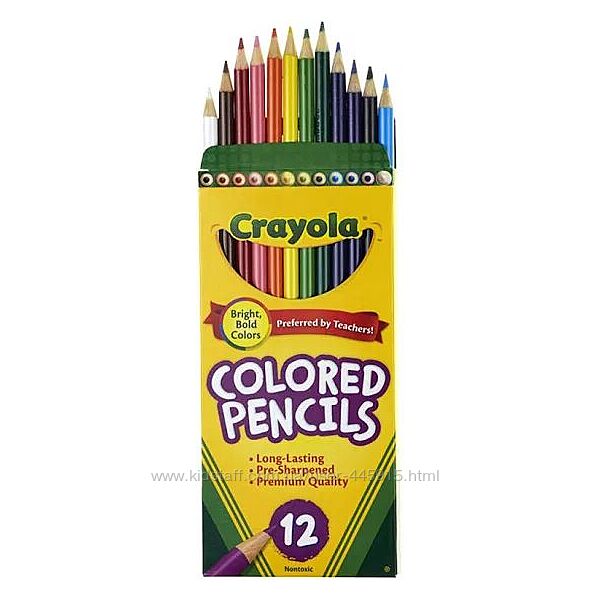 Детские деревянные карандаши Crayola США USA оригинал