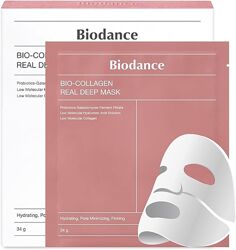 Маска гідрогелева нічна з колагеном Biodance Bio-Collagen Real Deep Mask 