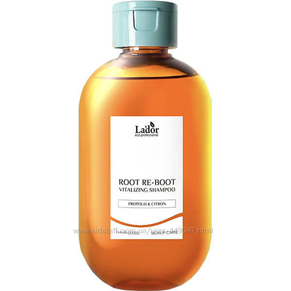 Шампунь для сухої шкіри голови Lador Root Re-Boot Vitalizing Shampoo 300мл