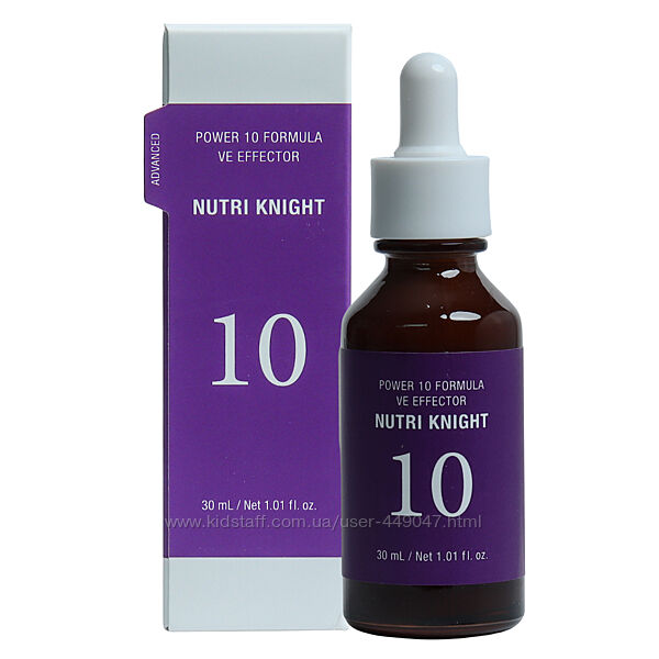 Сыворотка с Витамином Е Its skin Power 10 Formula VE Effector Nutri Knight 