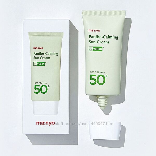 Крем солнцезахисний із пантенолом Manyo Factory Panthe-Calming Sun Cream 50