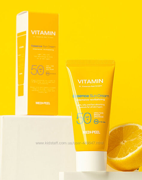 Витаминный солнцезащитный крем Medi-Peel Vitamin Dr. Essence Sun Cream SPF5