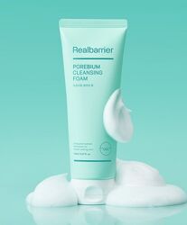 Ензимна пінка для глибокого очищення Real Barrier Porebium Cleansing Foam