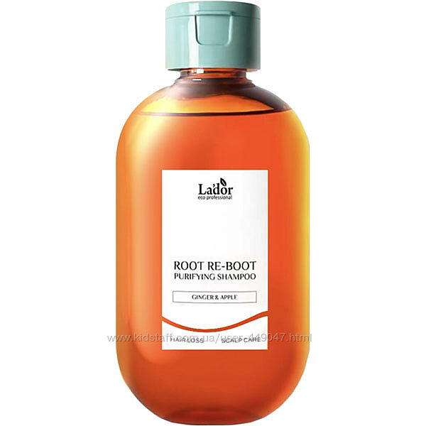 Шампунь для чутливої шкіри голови Lador Root Re-Boot Purifying Shampoo 300м