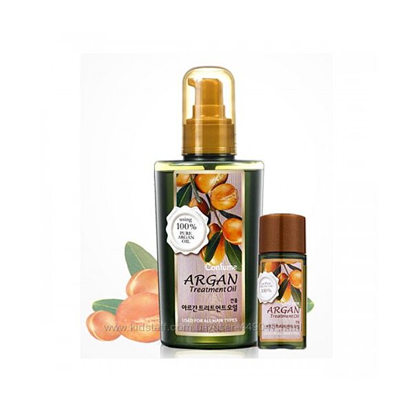 Шикарное аргановое масло для волос WELCOS Confume Argan Treatment Oil 120мл