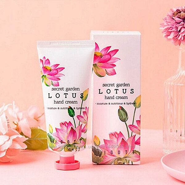  Крем для рук с экстрактом лотоса Jigott Secret Garden Lotus Hand Cream 100