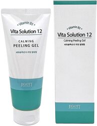 Пилинг гель для лица с пантенолом JIGOTT Vita Solution 12 Calming Peeling