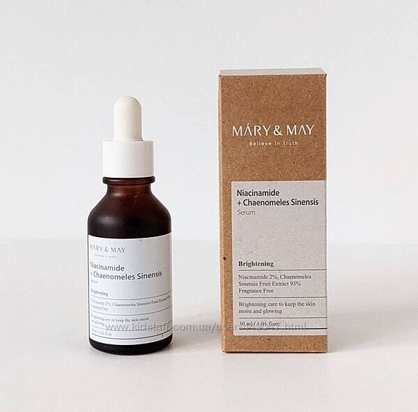 Сироватка Mary&May Niacinamide Chaenomeles Sinensis Serum
