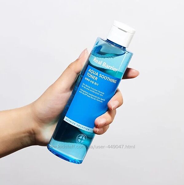 Заспокійливий тонік для зволоження шкіри Real Barrier Aqua Soothing Toner