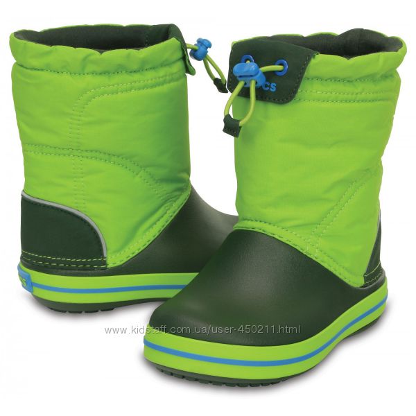 Детские сапоги Crocs Crocband LodgePoint Snow Boots, оригинал