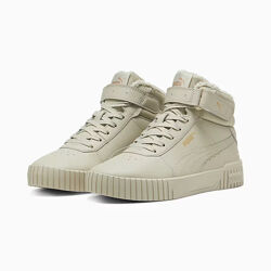 Женские утепленные хайтопы, высокие кроссовки Puma Carina 2.0 Mid Winter
