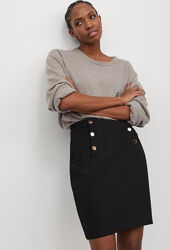 Юбка с золотыми пуговицами H&M  50-52р.