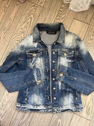 Ефектна джинсова куртка A. M. N