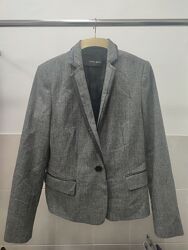 Шикарний приталений піджак Zara Іспанія вовна шерсть розмір М