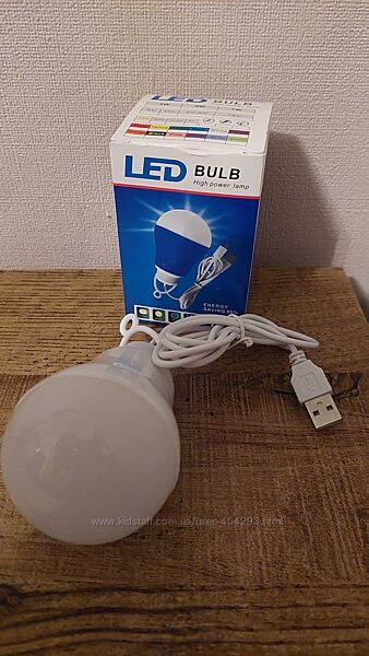 Led usb лампа нічник підсвітка 5 Вт з шнуром ввд повербанка